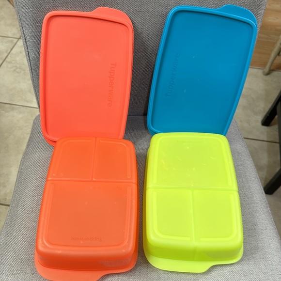 Tupperware Divided Containers - Picture 2 of 4